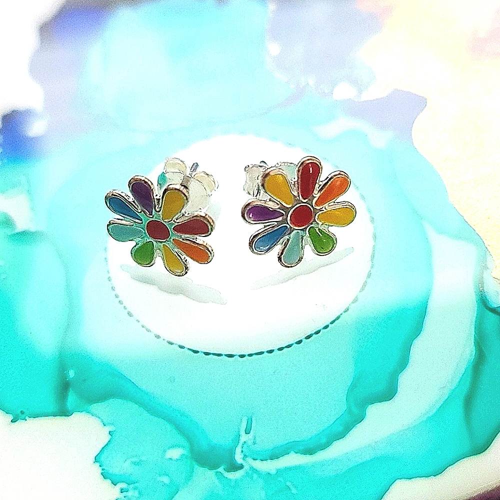 10/4 FLOWER STUD EARRINGS